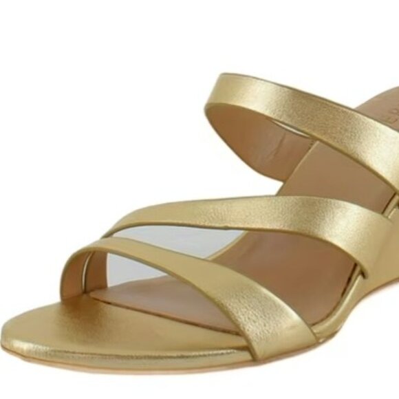 Naturalizer Breona Gold Wedge Sandal Women's Size 11 Medium New in Box - Picture 9 of 10